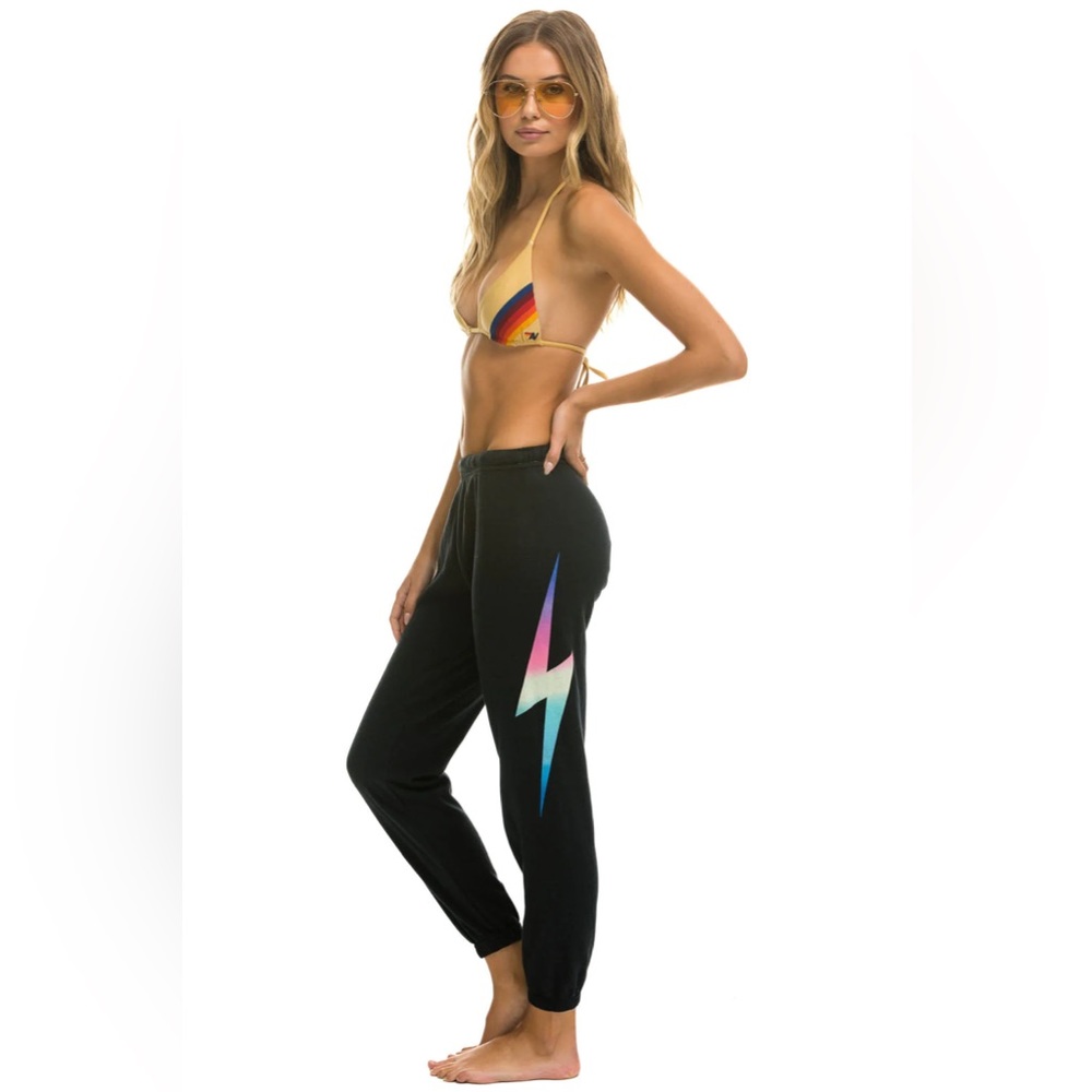 Aviator Nation Rainbow Bolt sweatpants